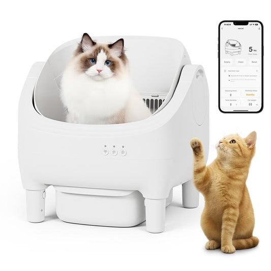 Arenero Automático Inteligente para Gatos™ – Limpieza Total Sin Esfuerzo